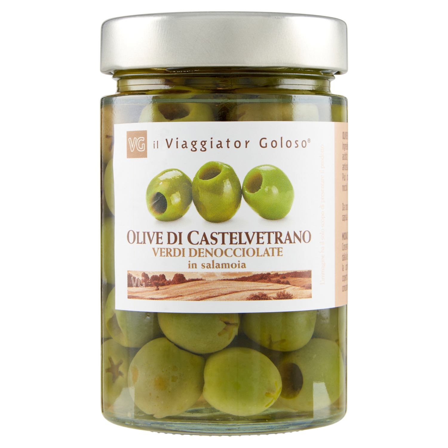 Olive di Castelvetrano verdi denocciolate in salamoia il Viaggiator