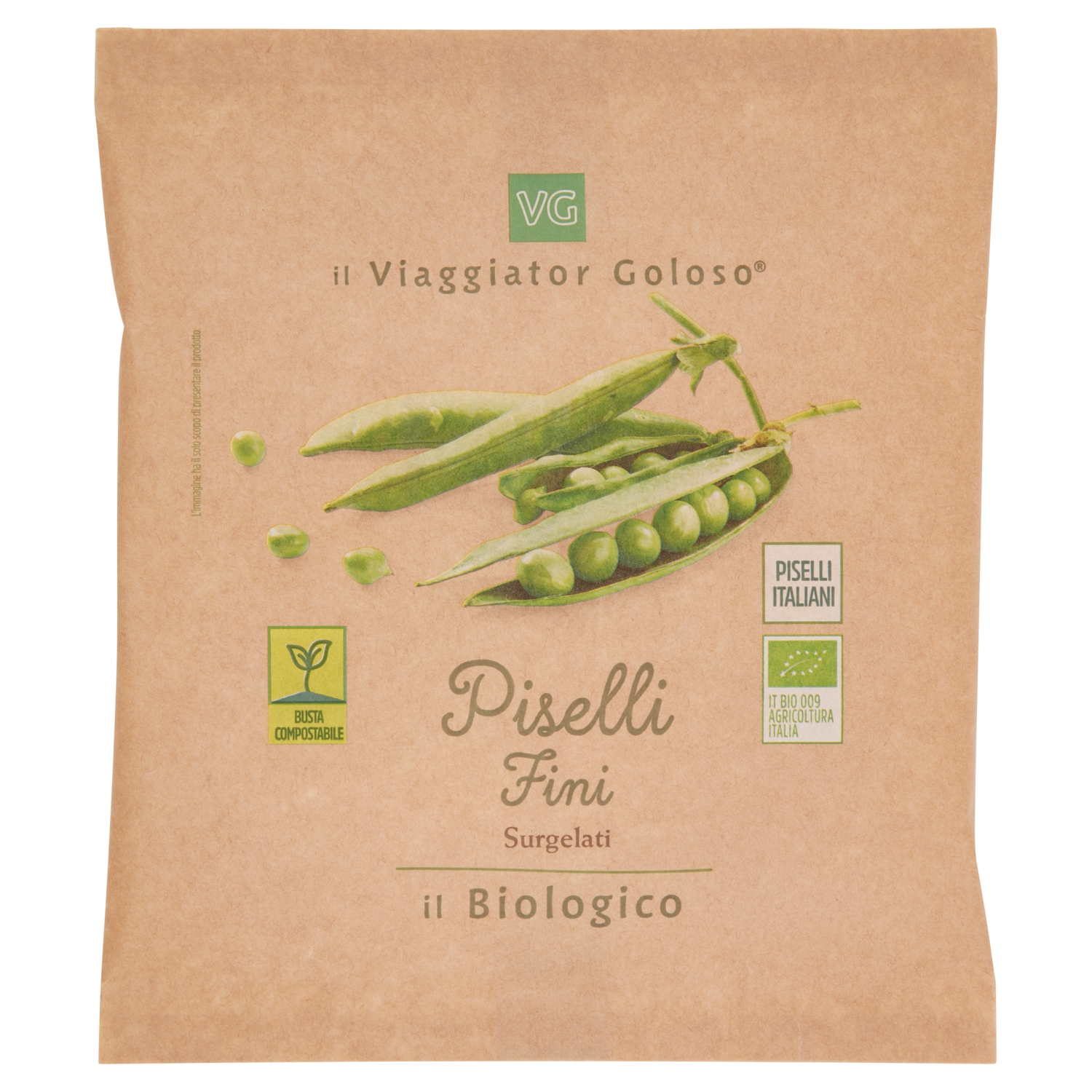 Piselli surgelati bio il Viaggiator Goloso