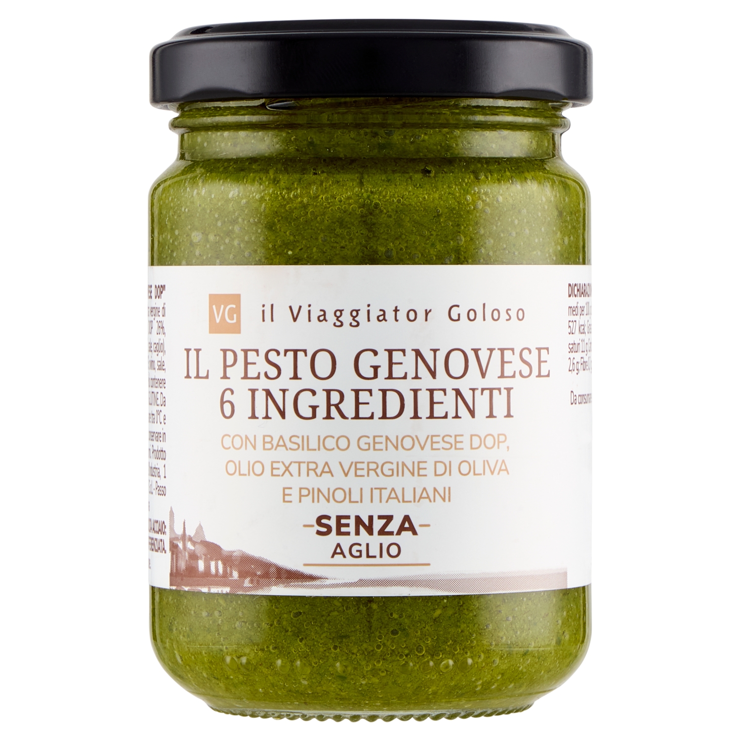 Pesto genovese 6 ingredienti senz'aglio il Viaggiator Goloso